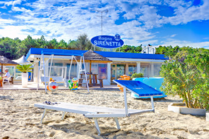Servizio spiaggia Hotel Columbia Marina Romea - Bagno Sirenetta