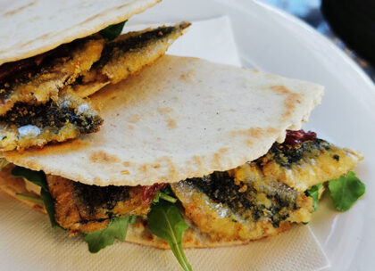 La piadina coi sardoncini