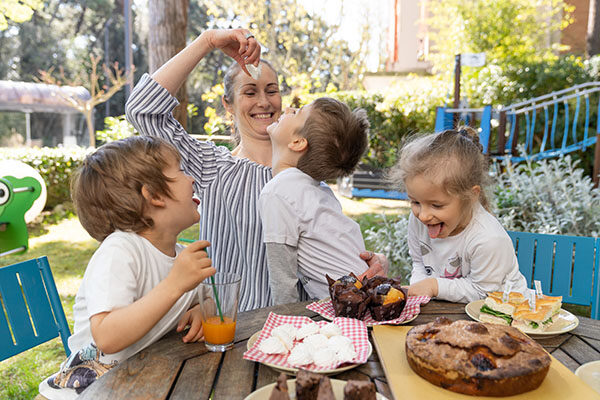 Famiglie in vacanza a marina romea
