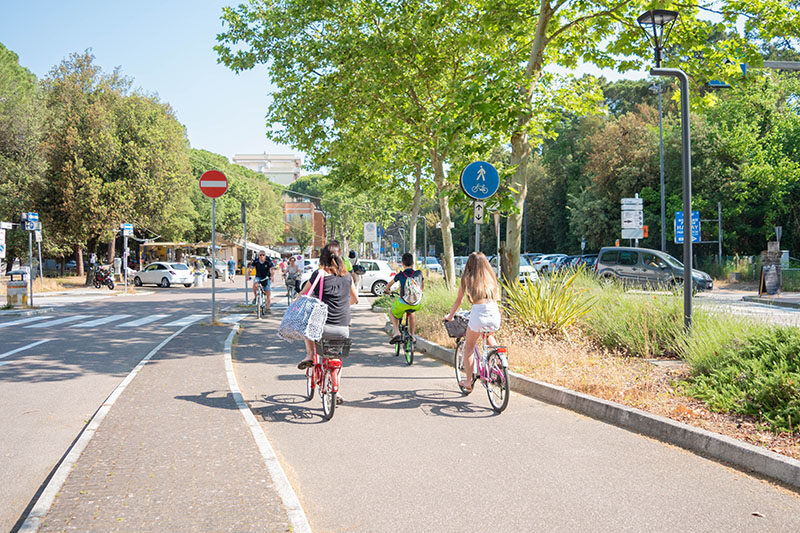marina romea in bici