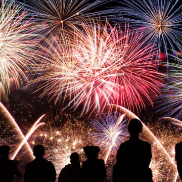 fuochi d'artificio a Marina Romea